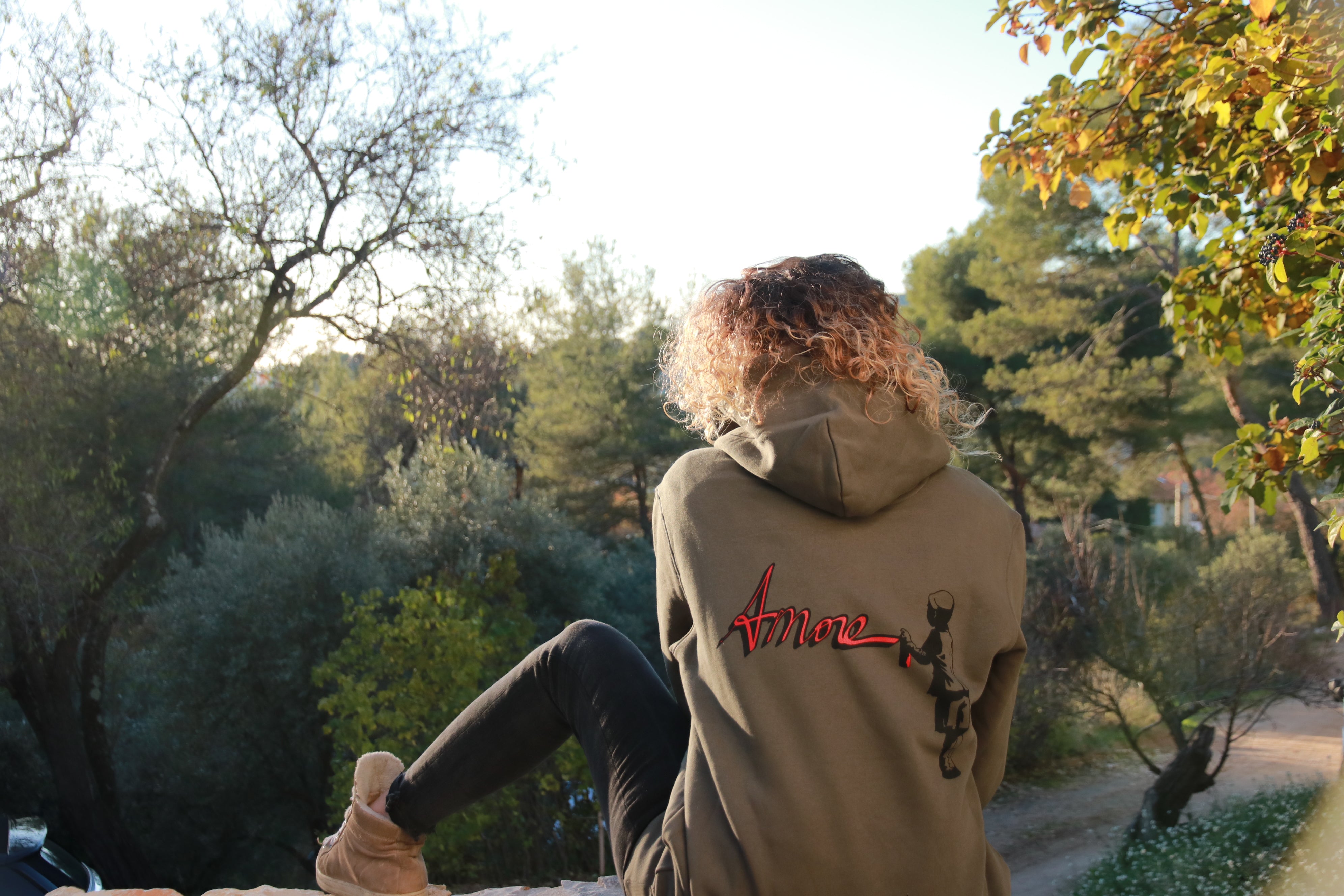 Sweat-shirt hoodie, AMORE